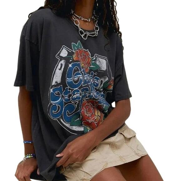 DAYDREAMER Chris Stapleton Horseshoe Merch Tee New w/o Tag MSRP $88 - Picture 3 of 5